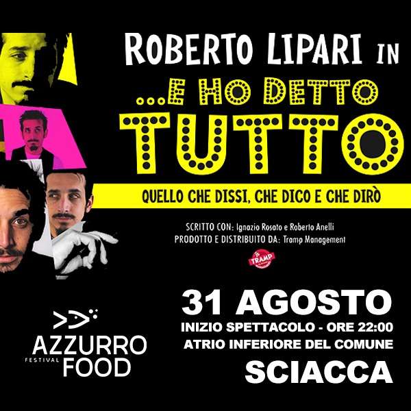 ROBERTO LIPARI - E HO DETTO TUTTO ATRIO INFERIORE- COMUNE DI SCIACCA