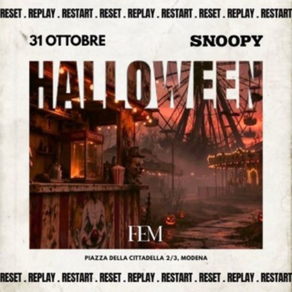 Halloween Snoopy Club Modena