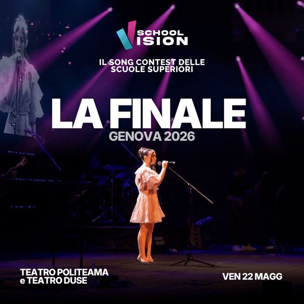 Schoolvision Genova 2026 Teatro Politeama Genovese