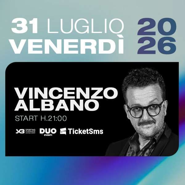 Vincenzo Albano in Uno spettacolo Comico SPORTING CLUB BISCEGLIE