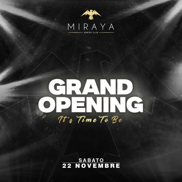 Winter Club - Opening Party Miraya Beach Park