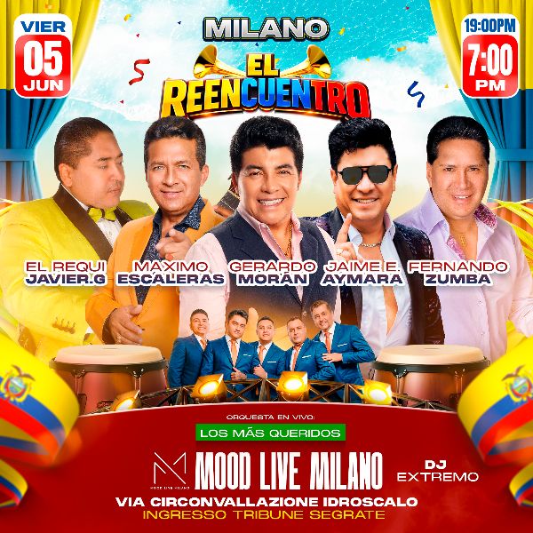 Gerado Moran+Maximo Escaleras+Jaime E.Aymara+Fernando Zumba MOOD LIVE MILANO