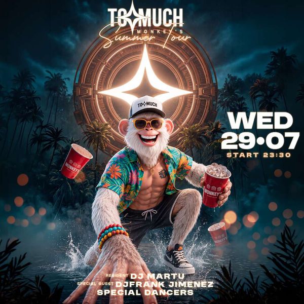 Too much Monkey\\\'s Beach Club Sanremo
