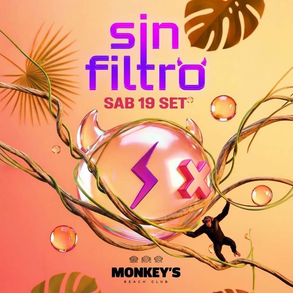 Monkeys Beach Club X Sin Filtro Monkey\\\'s Beach Club Sanremo