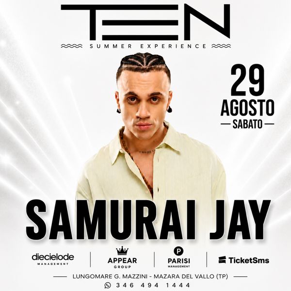 Samurai Jay Ten Summer Experience  Mazara del vallo