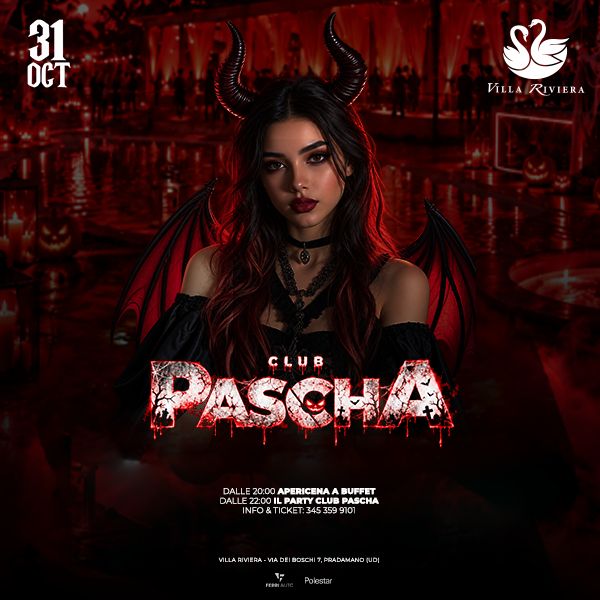Club Pascha - Halloween Edition Villa Riviera Pradamano