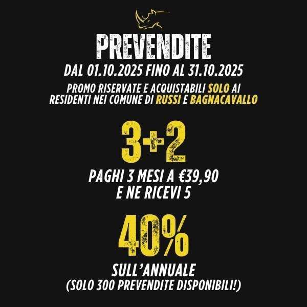 Promo Inaugurazione NowGym H24 Russi NOWGYM-H24