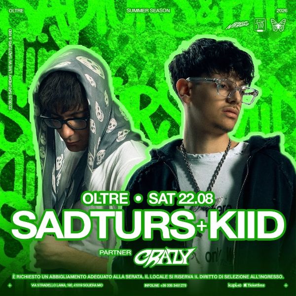 Oltre - Sadturs Kiids w/ Crazy  Oltre Club CARPI
