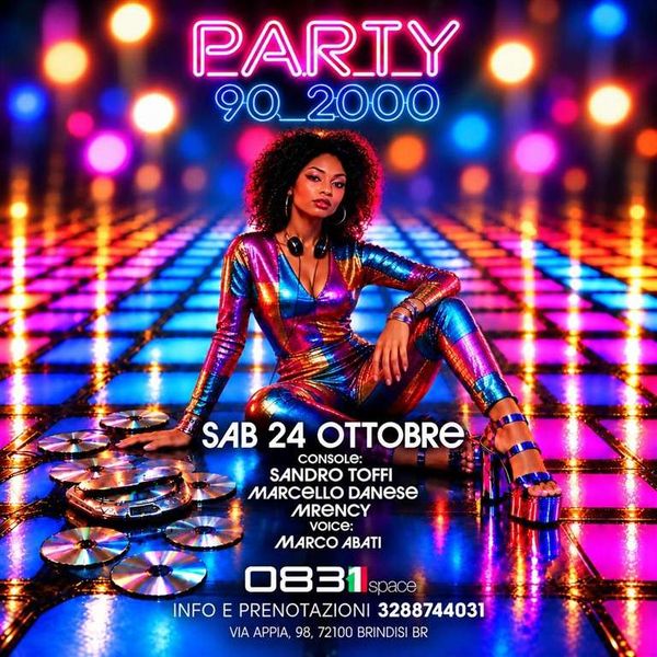 Party 90-2000 0831 Space BRINDISI