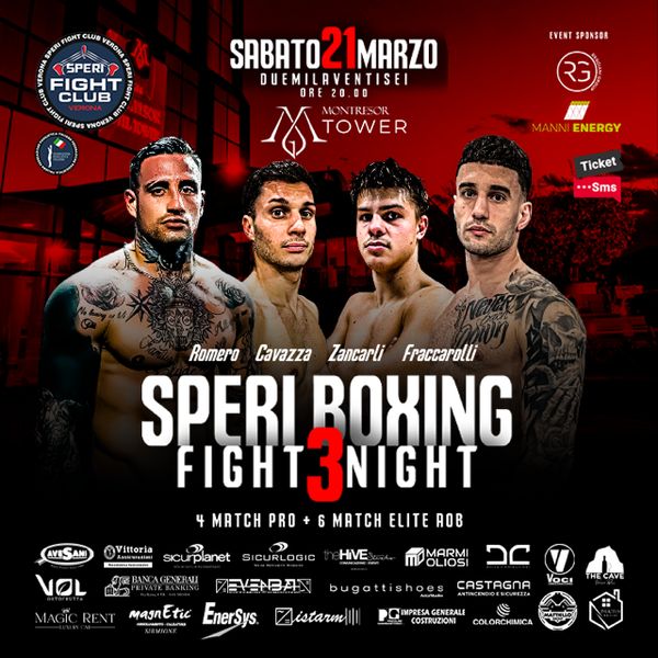 Speri Boxing Fight Night 3 Montresor Hotel Tower