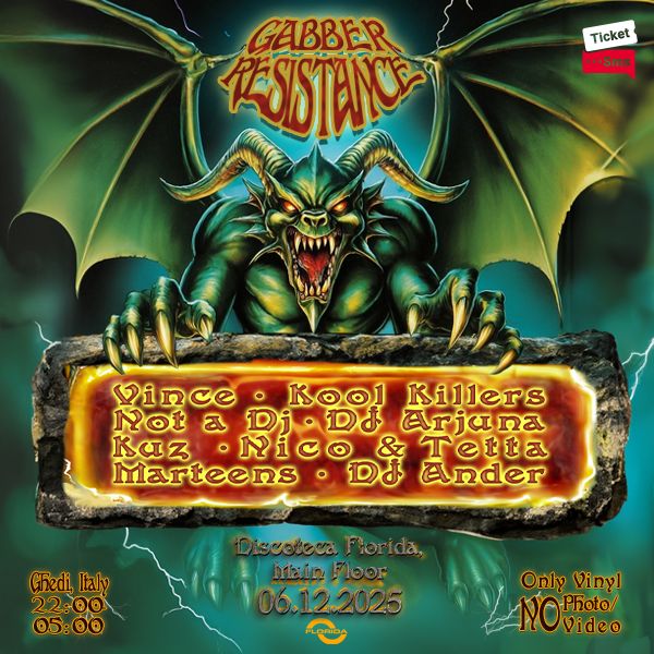Gabber Resistance Discoteca Florida