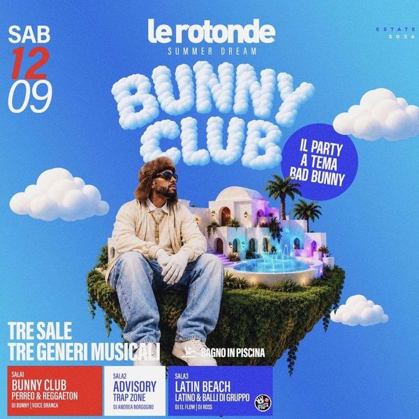 Bunny Club - Pool Party Discoteca Le Rotonde Garlasco