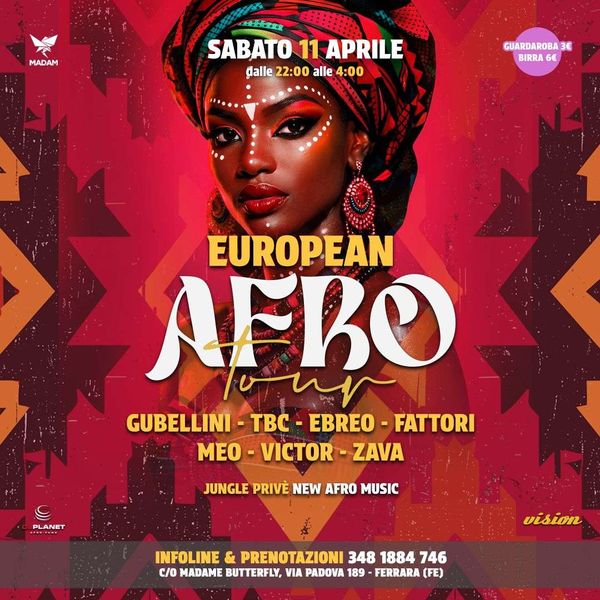 European Afro Tour - Ferrara Madame Butterfly