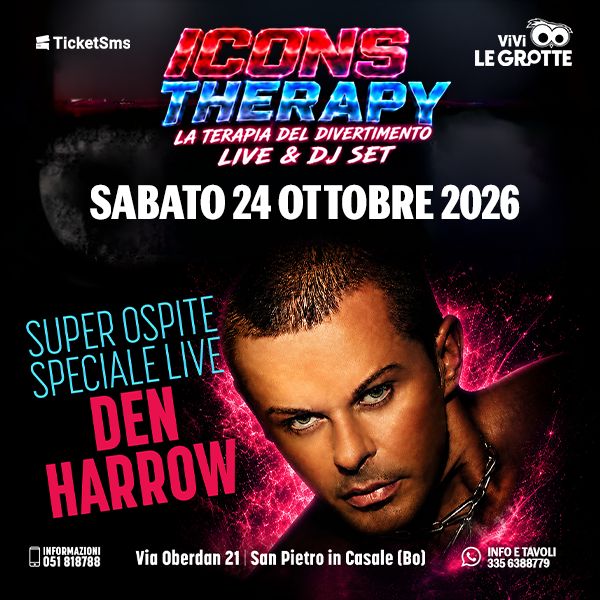 Den Harrow - Icons Therapy Vivi - Le Grotte San Pietro in Casale