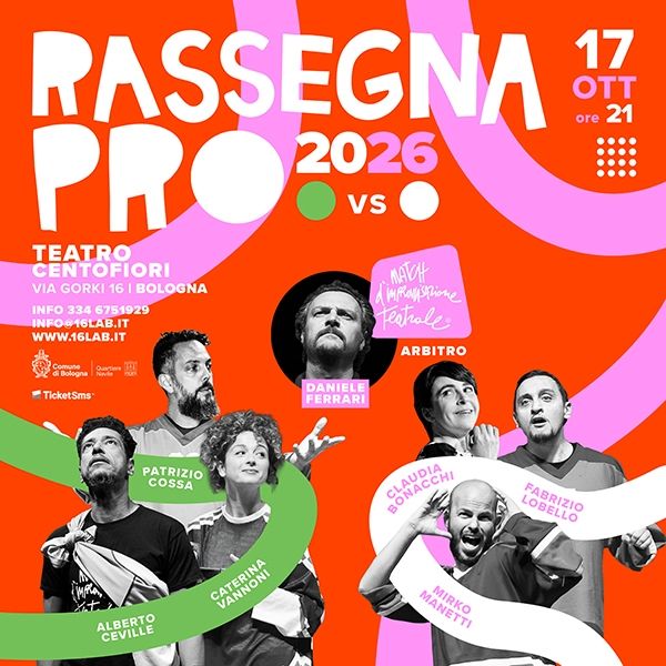 Match d'improvvisazione teatrale Teatro Centofiori Bologna