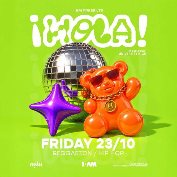 Hola Every Friday I AM Porto Recanati