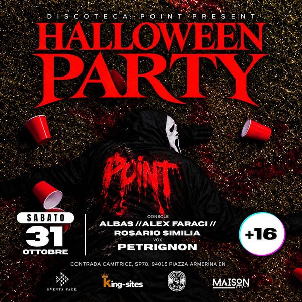 Halloween Party Discoteca Point Piazza Armerina