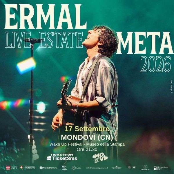 Ermal Meta - Live Estate 2026  GIARDINO MUSEO DELLA STAMPA Mondovì