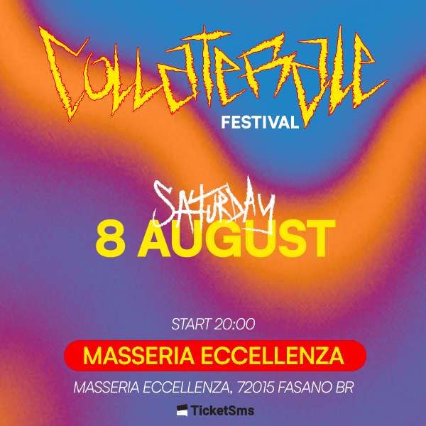Collaterale Festival - Day 1 w/ Omar S - Danilo Plessow  & more Masseria Eccellenza