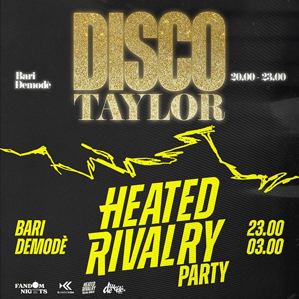Disco Taylor Heated Rivalry Demode Club