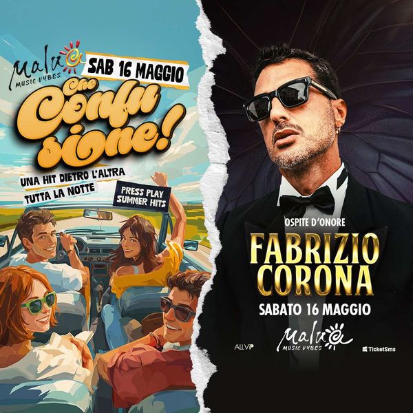 Che confusione + Fabrizio Corona Malua54