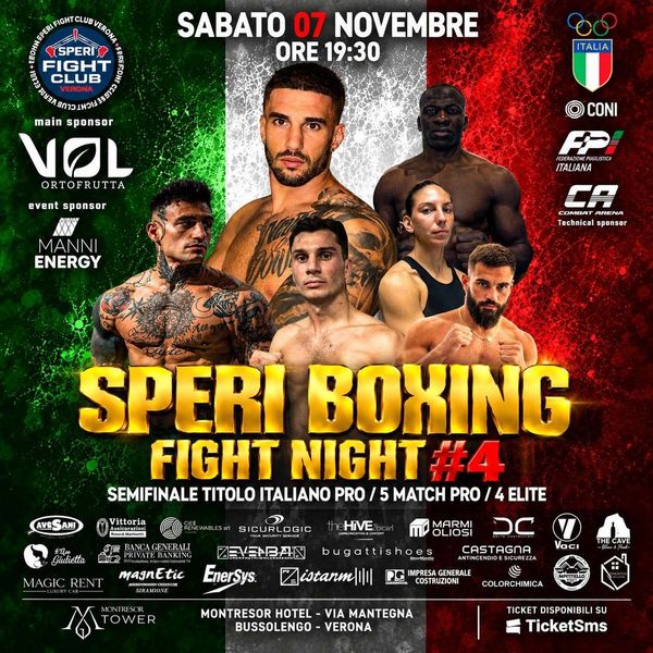 Speri Boxing Fight Night 4 Montresor Hotel Tower