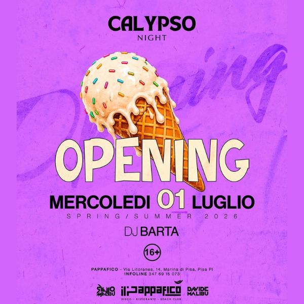 Calypso Night Il Pappafico Marina di Pisa