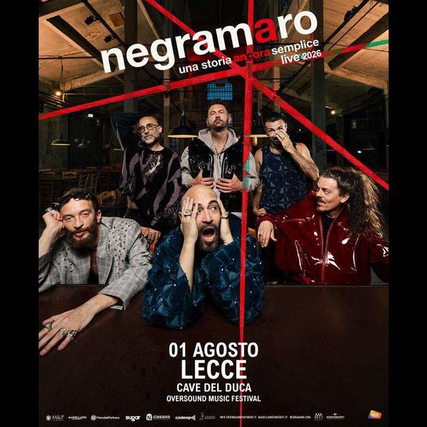 Negramaro - Oversound Music Festival Cave del Duca Lecce