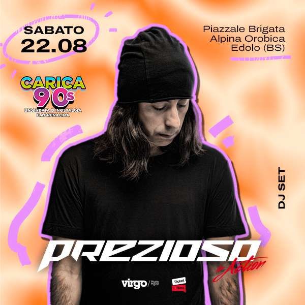 GIORGIO PREZIOSO CARICA 90 - Edolo Music Festival Area Mercatale EDOLO EDOLO