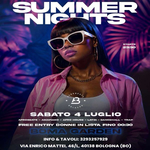 Afrobeats Summer Vibes BoMa QRoom Bologna