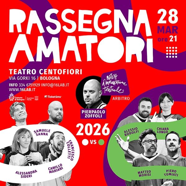Match d'improvvisazione teatrale - Bianchi VS Verdi Teatro Centofiori
