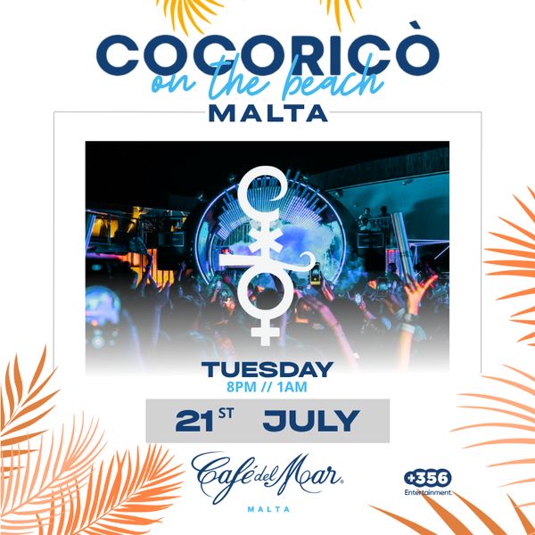 Cocorico on the Beach Café Del Mar
