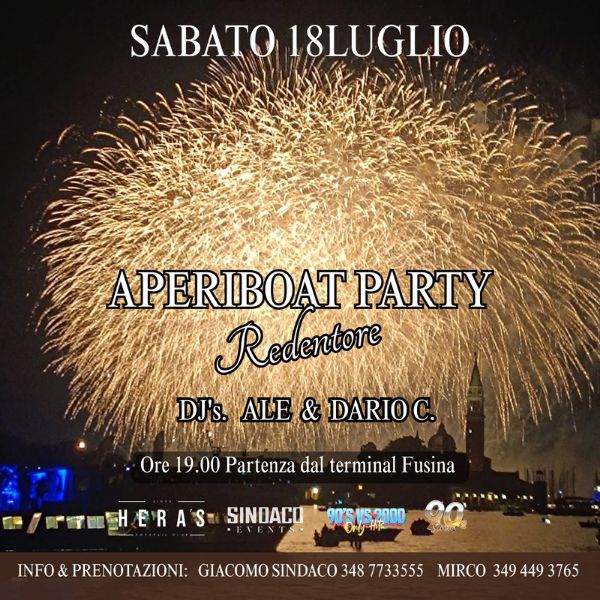 Boat Party Redentore Cruise Party