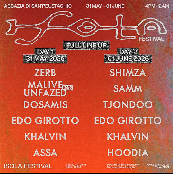 Isola Festival 2026 Abbazia di Sant’Eustachio